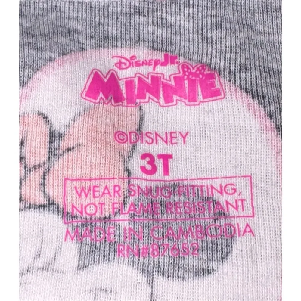 Disney Junior Minnie Mouse pajamas size 3T